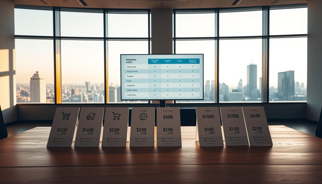 Comparing pricing models of popular ecommerce builders