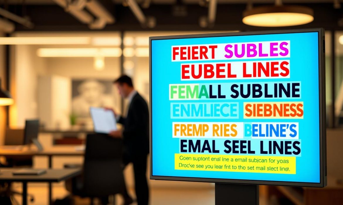 catchy email subject lines