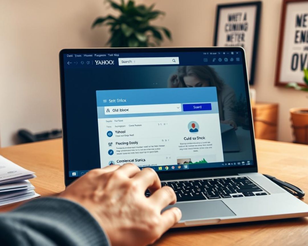 how to find old emails in yahoo