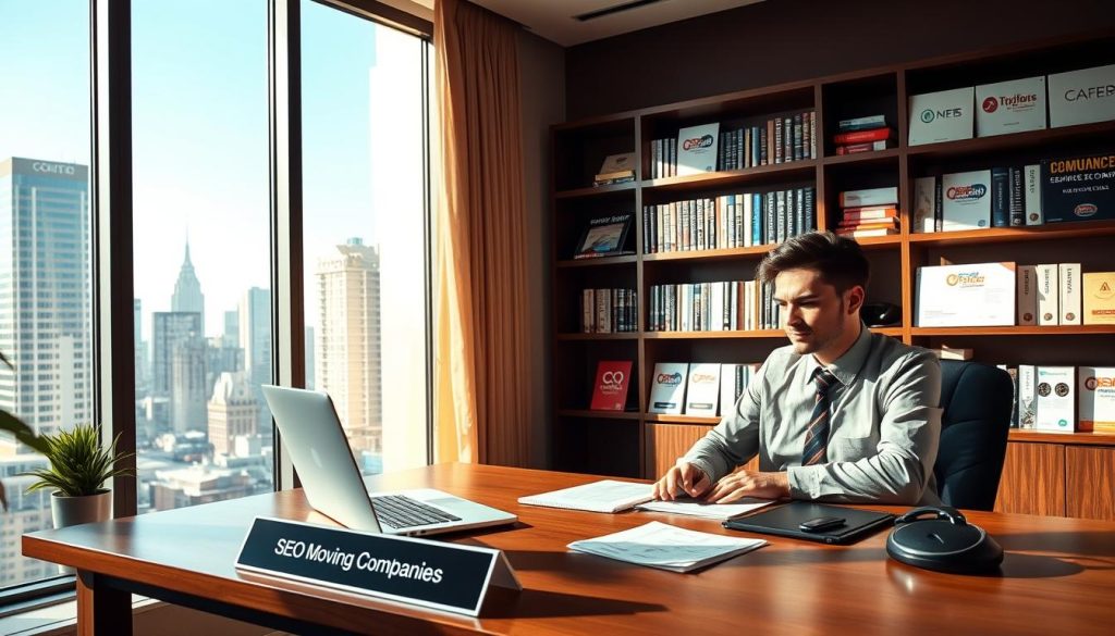 SEO for moving companies services strategy specialists