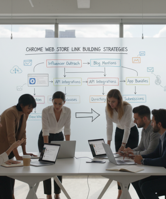 link building for chrome web store